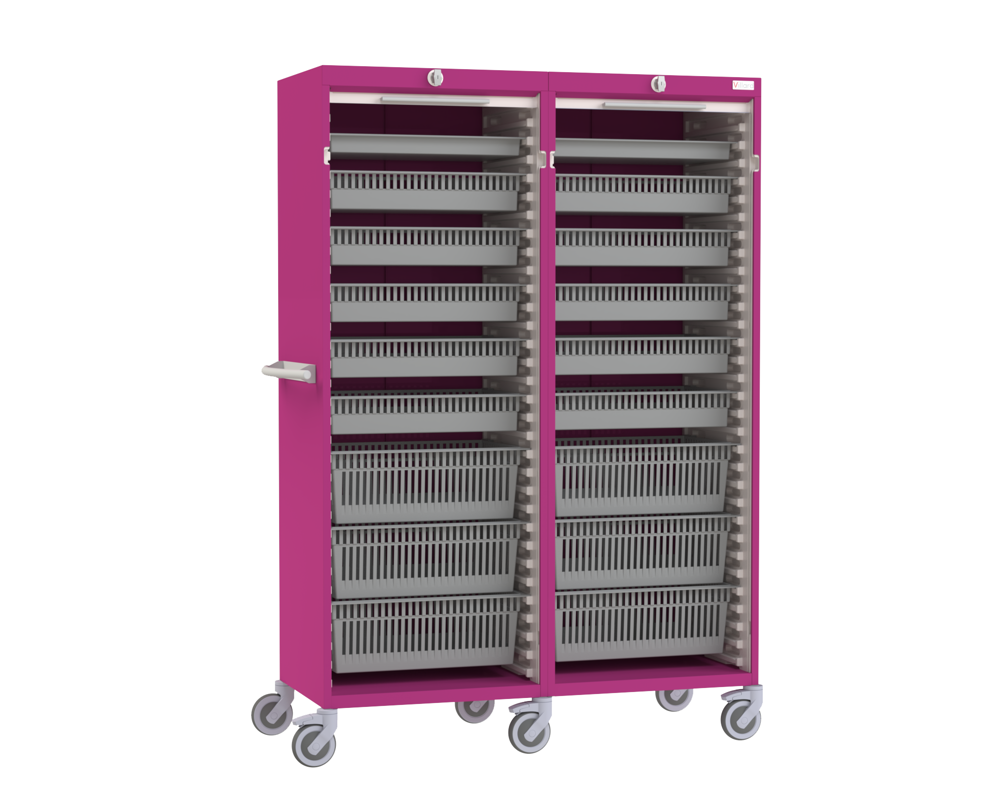 Eolis® cabinets - Depth 400 - Roller shutter - Double